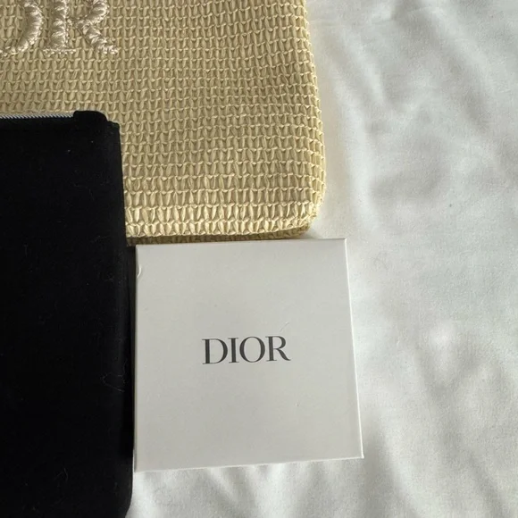 Dior Accessory Set in Black, Cream, and Gold - Picture 4 of 5